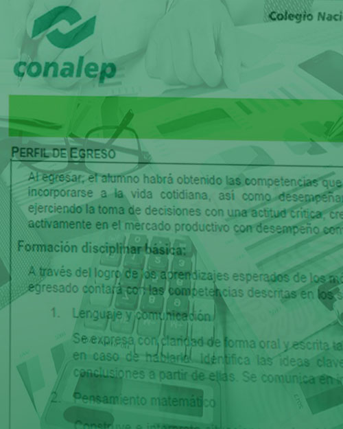 P T B En Contabilidad CONALEP CDMX IZTAPALAPA V